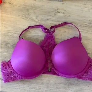 Victoria’s Secret Pink Push Up Lace Racerback Bra